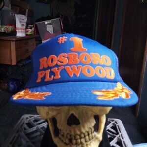Deadstock Vintage Rosboro Plywood #1 Scrambled Eggs Trucker Hat